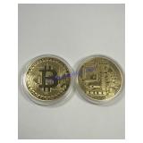 2 Bitcoin, copper rounds