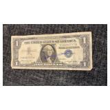 1957B onedollar silver certificate