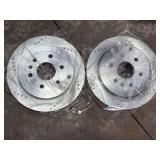Pair of Rear Driver and Passenger Side Brake Rotors