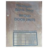 Michigan Birch Bifold Door Units