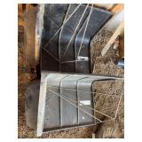 2 Tarter Corner Mount Hay and Grain Feeders
