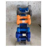 Dumbbell Set with Reebok Rack