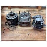 Assortment of Electric Motors and Alternator