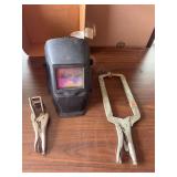 Welding Helmet and Clamps