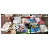 Lot of Crafting Supplies and Needlework Kits