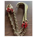 Three-Leg Chain Sling with Grab Hooks