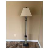 Floor Lamp with Stone Accents