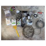 Assorted CNH Parts, Cedarcide Insect Control, Cables, and Tools