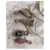 Pulley Assortment with Rope