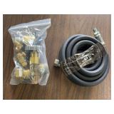 Assorted Propane Adapters and Hose
