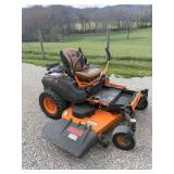 SCAG Liberty Z Zero Turn Mower, 26HP Kohler Engine, 61' Hero Deck, Model SZL61-26KT, Serial P8700361