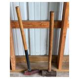 Two Piece Maul and Sledge Hammer Set