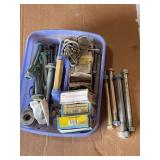 Mixed Lot of Bolts, Nails, Screws, and Fasteners