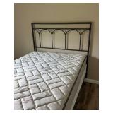Metal Frame Bed with Mattress