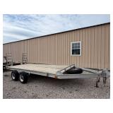 Flatbed Trailer with Dual Axles