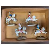 The New England Collectors Society Disney Carousel Figures