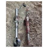 Two Trailer Stabilizing Jacks
