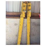 Pair of Metal Support Posts