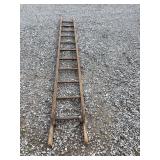 11 Foot 10 Inch Wooden Ladder