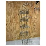 Metal Wire Wall Mounted Hat Rack