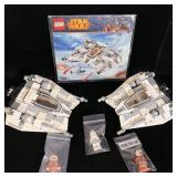 Star Wars Lego #75049 Snowspeeder (2) w/ book &>