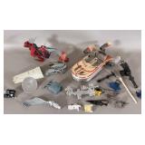1995 Star Wars Luke Skywalkers Landspeeder Toy >