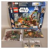 Star Wars Lego #7956 Ewok Attack w/box book>