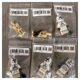 (6) Star Wars Lego Mini Figures