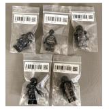 (5) Star Wars Lego Mini Figures
