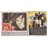 (2) 1977 Star Wars Coloring Posters Millenium >