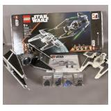 Star Wars Lego Mandalorian Fang Fighter vs. TIE >