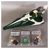 Star Wars Lego #9498 Tlin's Jedi Starfighter w/ >