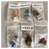 (6) Star Wars Lego Mini Figures