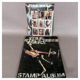 1977 Star Wars  HE Harris & Co Stamp Album w/ 24>