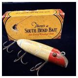 South Bend No. 973 Bass-Oreno, Glass Eyes RH Red