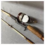 Vtg Shakespeare Wonderod A-812 7ï¿½ Combo 2 Pc