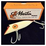 Martin Fish Lure Co. Wooden Glass Eye Salmon Plug