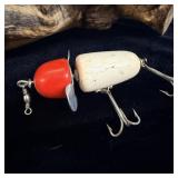 Pflueger Bull Dog 'Globe' Wood Top Water Muskie