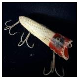 Heddon Lucky 13 Red Head Wooden fishing lure