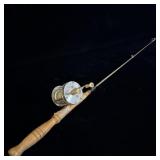 Shakespeare 1920 Wondereel fishing reel 31ï¿½ rod