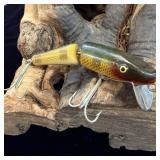 Vintage Paw Paw Jointed Wooden Pikie Minnow