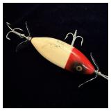 vintage Heddon S.O.S. Wounded Spook fishing lure
