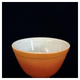 Vintage Pyrex FlameGo Orange Ombre Mixing Bowl