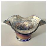 Vintage FENTON 'FRENCH KNOTS' Cobalt Carnival