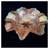 Vintage Dugan Golden Grape Marigold Carnival