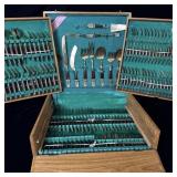 Large mid-century Crown Thai Siam Brass &