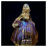 Wheaton iridescent carnival glass southern bell