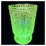 EAPG Richards & Hartley 3 Panel Canary Vaseline