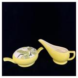 Red Wing Magnolia Chartreuse Lidded Bowl & Gravy >