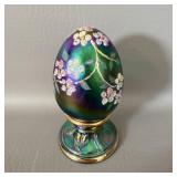 Fenton Handpainted Carnival Glass Cherry Blossom >